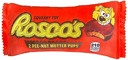 Huxley & Kent Power Plush Squeaky Dog Toy, Roscos, Large