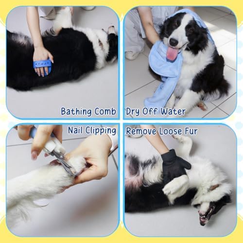 Dog Starter Kit for New Owners, 9PCS Puppy Essentials,Gift Basket for Pets