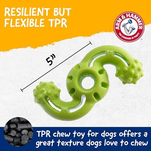 Arm & Hammer Nubbies Wave Dog Dental Chew Toy, Mint Flavor