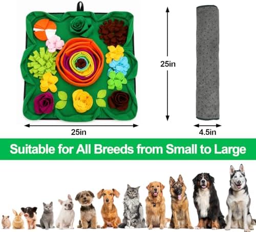 Vextronic Snuffle Mat for Dogs, Large Breed Slow Feeder Interactive Toy