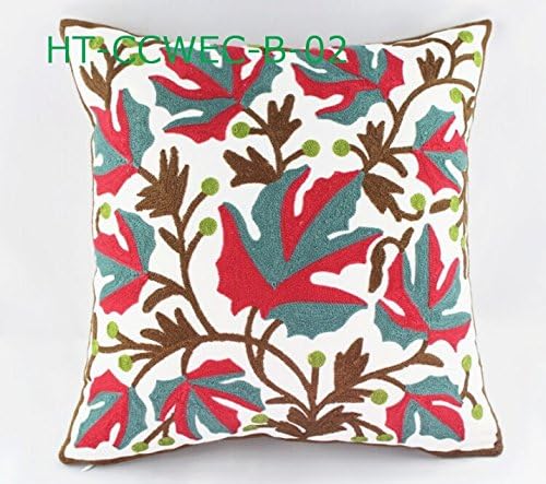 MoonRest Decorative Pillow, Fully Assembled with Hidden Zipper Filled with Synthetic Down Pillow Inserts (Garden Fantasy)