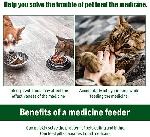 2 Pcs Pet Pill Plunger Popper for Small Cats Dogs