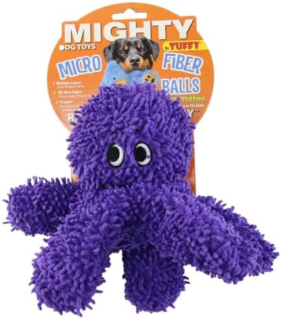 MIGHTY® 2 Pack Microfiber Medium Octopus Dog Toys