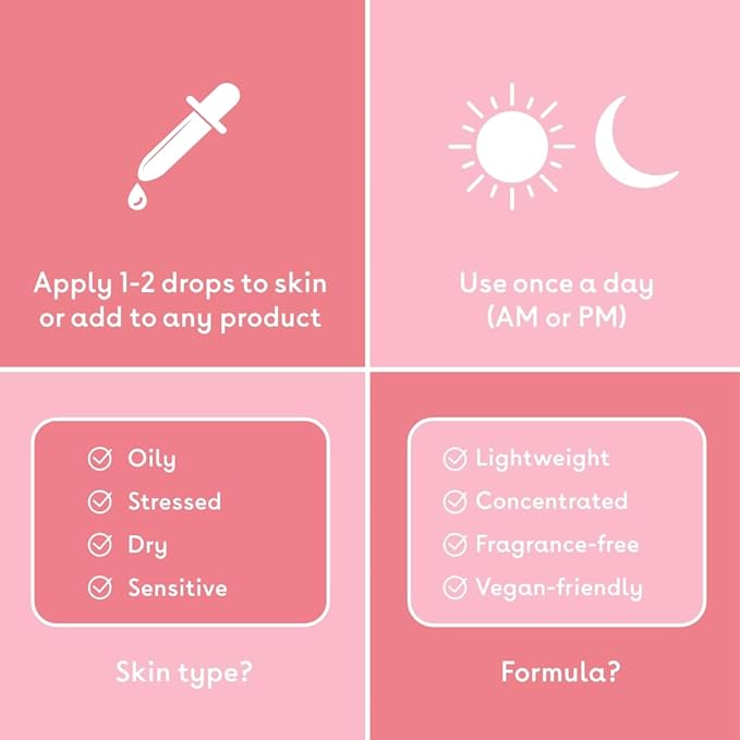 Q+A Collagen Booster Serum (15ml), Collagen Face Serum, Skincare with Algae Extracts, Smooths, Plumps & Hydrates, Vegan & Cruelty Free, For All Skin Types