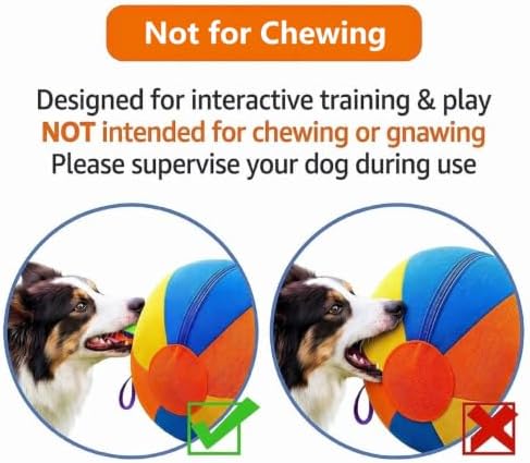 Herding Ball for Dogs, 17.6" Outdoor Exercise Toy for Small & Medium Dogs