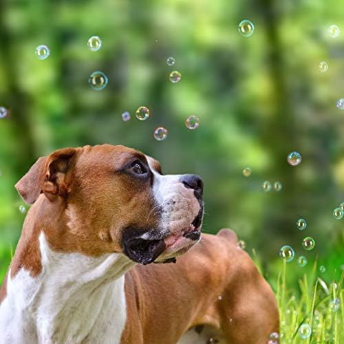 Pet Qwerks Incredibubbles Interactive Pet Toys - Long Lasting Edible Bubbles for Dogs & Cats - Peanut Butter Flavor - 38 ML, All Breed Sizes (Pack of 2)