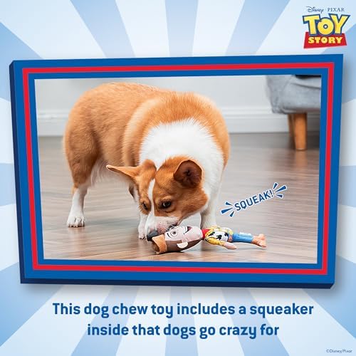 Disney for Pets Pixar Toy Story Woody Plush Dog Toy, 9 Inch