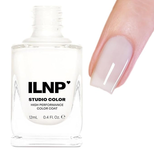 ILNP Coconut Cream - Sheer Milky White Jelly Studio Color Nail Polish