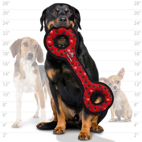 TUFFY® 2 Pack Boomerang and TugOWar Ultra Durable Plush Dog Toys
