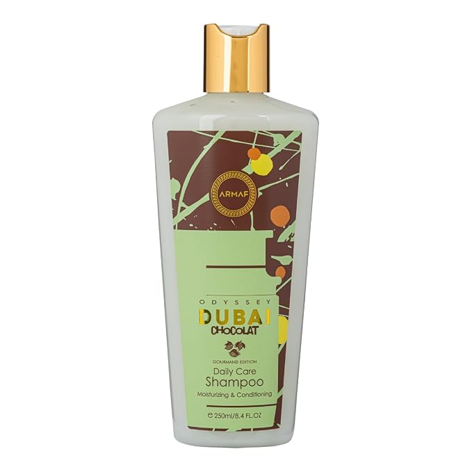 Armaf Odyssey Dubai Chocolat – Gourmand, Sweet, Woody – 4-Piece Gift Set for Unisex (3.4 oz Eau de Parfum + 3.4 oz Shower Gel + 1.7 oz Body Spray + 8.4 oz Shampoo)