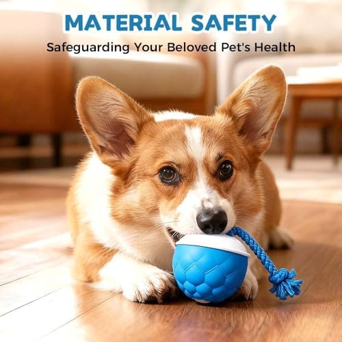 Interactive Dog Toys Motion Activated Automatic Rolling Ball Toys for Small/Medium/Large Dogs Balls for Boredom to Keep Them Busy with USB Rechargeable (Orange)