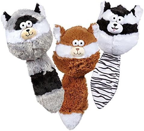 Zanies Funny Furry Fatty Pet Dog Toy, Skunk