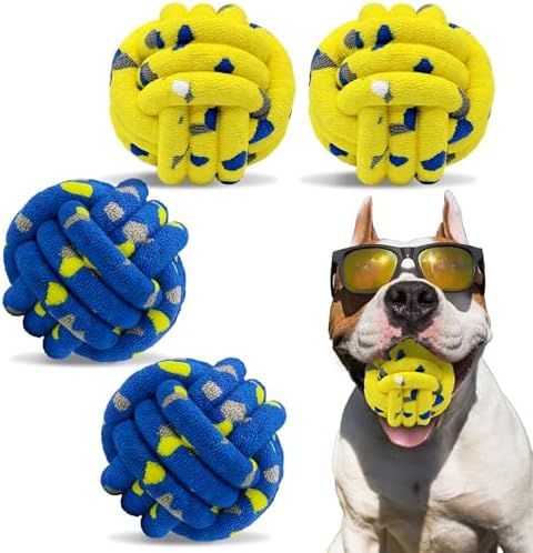 Magicorange Dog Balls 4 Pack Tennis Ball Toys Dog Toy