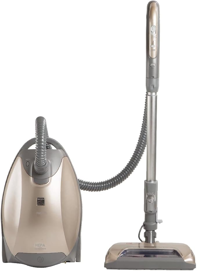Kenmore Elite 81714 Pet Friendly Ultra Plush Lightweight Bagged Canister Vacuum with Pet PowerMate, HEPA, Extended Telescoping Wand, Retractable Cord, and 3 Cleaning Tools-Champagne | Ultra Plush, Lightweight, Pet PowerMate, HEPA, Extended Telescoping ...