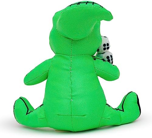 Buckle-Down Disney Dog Toy, The Nightmare Before Christmas Oogie Boogie Dice Sitting Pose Pet Toy, Plush