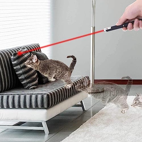 MEUSNO Cat Laser Pointer Toy, 3 Pack Cat Laser Pointer for Cats Dogs Pet Toy Lazer, Blue Green Red Laser Pointer Cat Toys for Pet Indoor Chase Cat Toy Lazer Pointer
