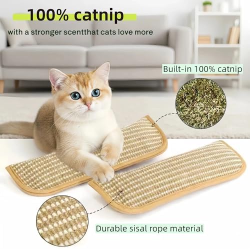 Catnip Sisal Pillow Toy, 2 Pack Catnip Pillow Toy