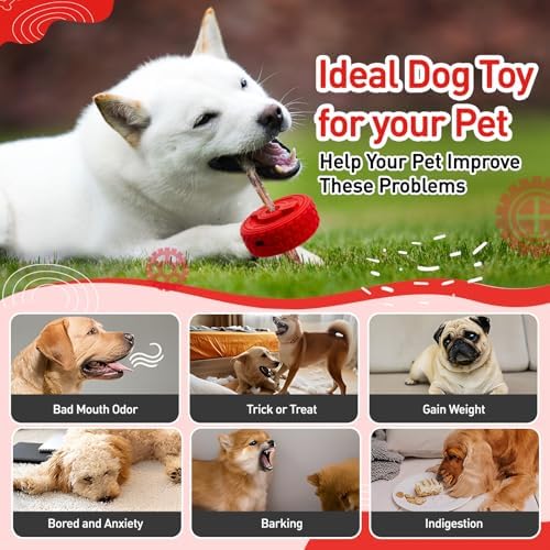 Frozen Dog Toy, Interactive Treat Dispensing Dog Toy, Indestructible Chew Toy for Aggressive Chewers and Large Dogs, Durable Rubber Bully Stick Holder