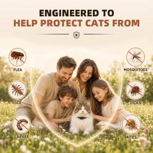 2 Pack Breakaway Cat Collars, Adjustable GPS Tracking Collars for Cats, Find My Tracking, Exquisite Buckle, Flexible Fit Design & Pet Safe, Anti-Lost Location Design for Kittens & Adult Cats