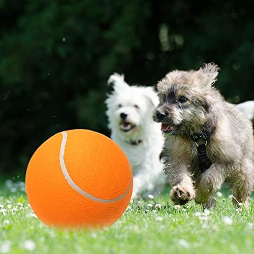 9.5" Large Dog Tennis Balls, 2 Pack Interactive Fetch Toy Ball