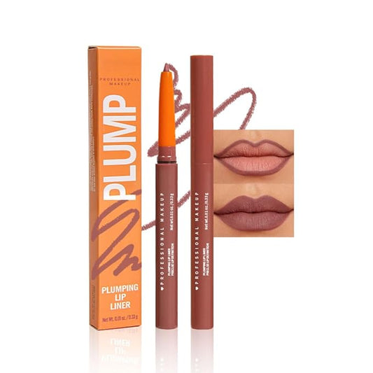Matte Lip Liner Pencil for Shaping Lips, Retractable Creamy Brown Crayon LipLiner Pencil, Long Lasting Waterproof Lipstick Lip Liner Makeup, Vegan Beauty 04#