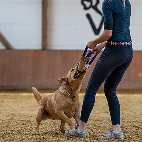 Herm Sprenger - Jute Dog Tug Toy - Jute Dog Training Tool with 2 Handles for Training, Interactive Play, Tough Tug of War, for Small Medium Large Breeds (Medium)