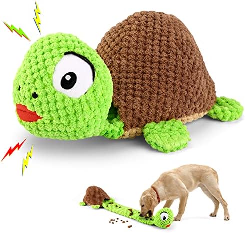 Letsmeet Dog Squeak Toys Dogs Enrichment Treat Dispensing Puzzle Toys Interactive Dog Toys for Large Medium Small Dogs