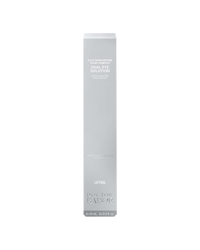 BABOR DOCTOR Lifting Dual Eye Solution, Morning & Night Eye Cream, Day Boost Complex Smooths & Firms, Night Recharge Complex Reduces Dark Circles & Under-Eye Bags, Target Crow's Feet & Wrinkles