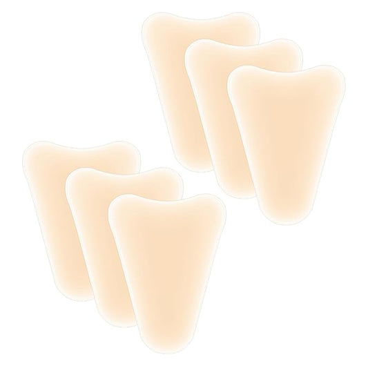 6 Pack Y Shape Concealer for Women,Reusable Anti Underwear for Women,Invisible Silicone Ladies' Seamless Pads Cover for Leggings Swimsuits All and Yoga Pants(Skin Color)