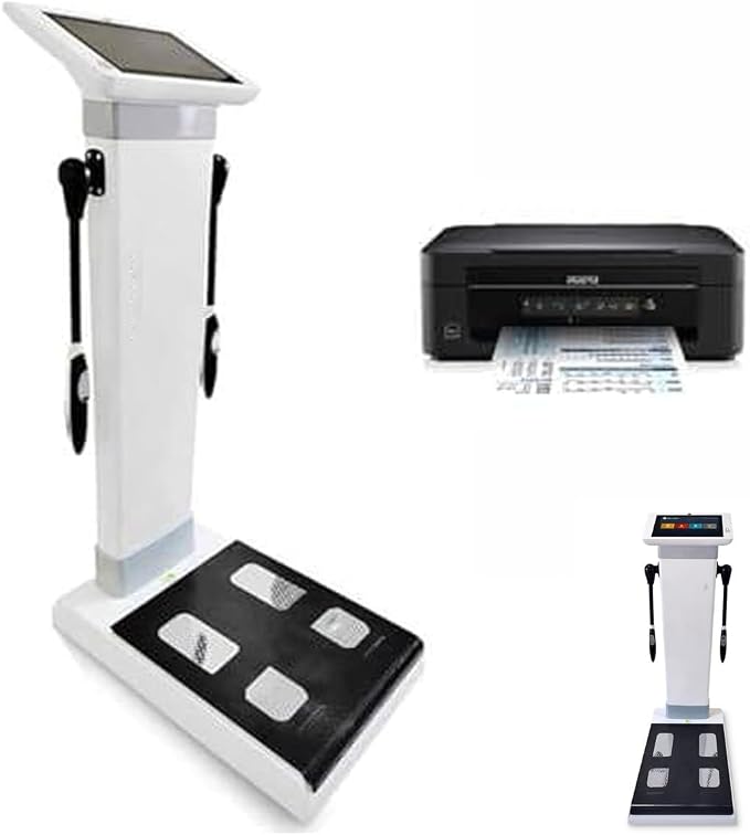Smart Body Composition Analyzer 10.1 inch HD Touch Body Composition Monitor Health Analyzer Measurement Analysis Fat Testing Machine Human Analyzer Monitor Health Analyzer with Printer