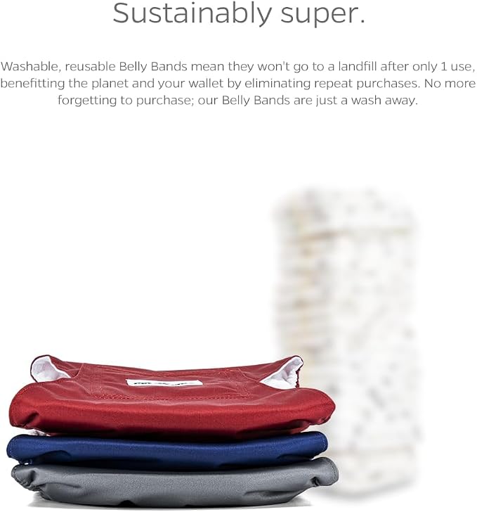 Pet Parents® Washable Belly Bands for Male Dogs (3pack) + Extendrs® of Durable Dog Diapers Male, Premium Male Dog Diapers & Dog Wraps (X-Large, Kingsmen)