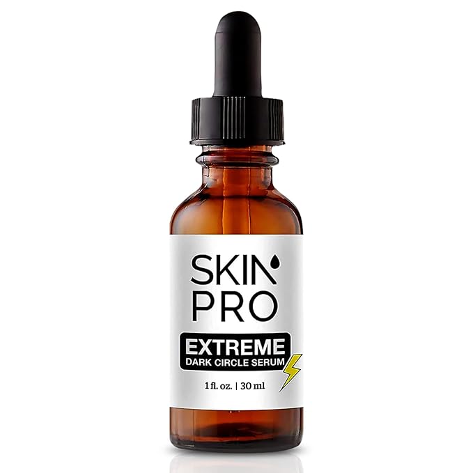 SkinPro Dark Circles Under Eye Treatment - Eye Serum Anti Aging Wrinkles, Improve Puffy Eye Bags & Uneven Skin Tone - All Skin Types, Skin Care