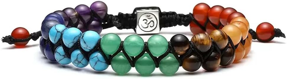 Bracelet, Adjustable Healing Stone Crystal Bracelets Beaded Bracelet Relax Anxiety Gifts For Women