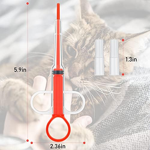 3 Pcs Pet Pill Plunger Popper for Small Cats Dogs