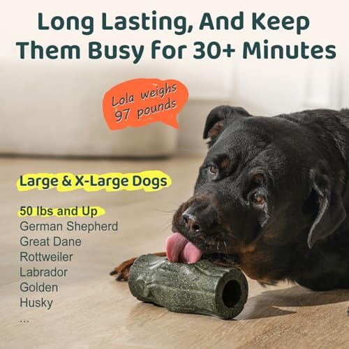 MENGJINGO 2-Pack Dog Treat Toy with 12 BPA-Free Treat Cups for Dogs 50 lbs+