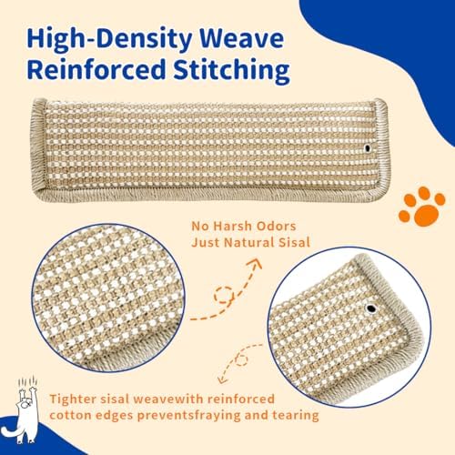 2 Pack Refillable Sisal Catnip Kicker Toys for Indoor Cats