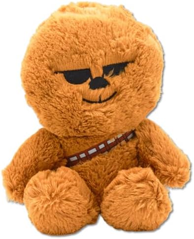 Buckle-Down Star Wars Squeaky Plush Dog Toy for Large, Medium & Small Dogs, Chibi Chewbacca Sitting Pose, 4.5" x 6"