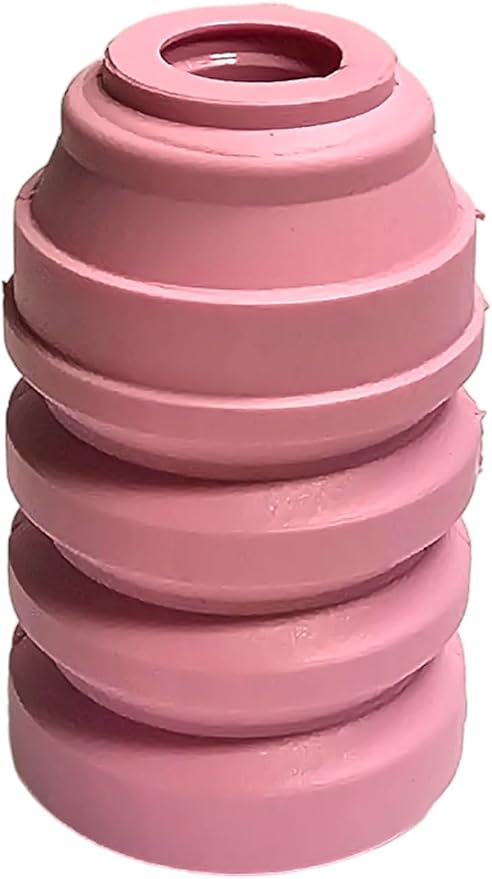 Dog Interactive Treat Dispensing Chew Toy | Small to Medium Breeds | Fill it with Snacks or Soft Foods | Helps to Relax | Help Maintain Your Pets Dental Hygiene (Pastel Pink, Beehive 3.5")