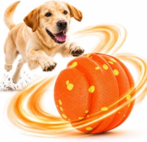 Interactive Dog Ball Toy, Auto Moving, 3 Modes, Waterproof USB Rechargeable