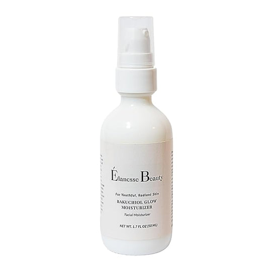 Bakuchiol Glow Moisturizer – Plant-Based Retinol Alternative for Youthful, Radiant Skin | Lightweight, Hydrating Daily Facial Cream (1.7 fl oz / 50 mL)