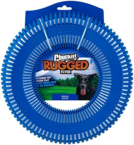 Chuckit! Rugged Flyer Dog Toy, Medium, Assorted Colors