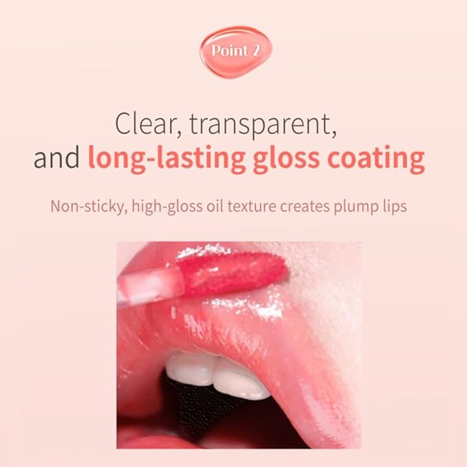 MQNY(MACQUEEN NEWYORK Dewy Water Glow Lip Tint 3.5g 9colors (#09 Peanut Peach, Peach Beige)