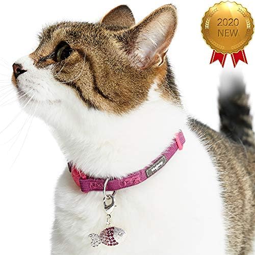 Blueberry Pet Cat Accessory Set of Pearl and Crystal Fish, Pack of 2 Accessories for Cats & Dogs