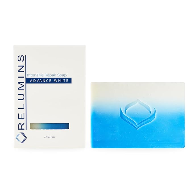 Relumins Advance Intensive Skin Repair Soap with TA Stem Cell, Rejuvenation, Body Soap Bar, and Licorice for Softer, Smooth Skin, 135g x 1 Bar
