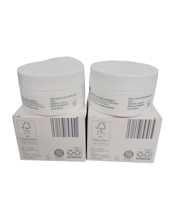 Lacura Q10 Anti-Wrinkle 1.7oz Day & 1.7oz Night Face Cream Moisturizer with Bioflavonoid and Retinol Complex Set - All Skin Types. Dermatologist Tested European Skincare.
