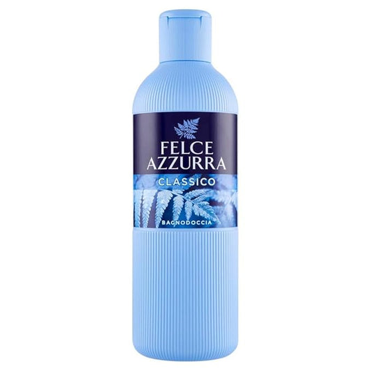 Felce Azzurra Original - The Timeless Essence Body Wash - New Rich And Velvety Formula - Envelops Your Skin With A Gentle And Light Lather - Provides Extra Hydration - For All Skin Types - 22 Oz