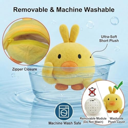 Interactive Talking Dog Toy with Voice Recording & Singing, Cute Duck Plush Moving Bouncing Pet Toy, USB-C Rechargeable Funny Dog Toy for Dogs & Cats