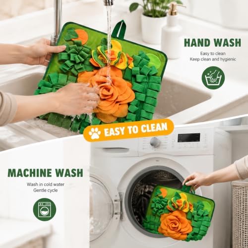 Rabbit Foraging Mat, Interactive Feed Game for Small Animals Toy, 17x17inch
