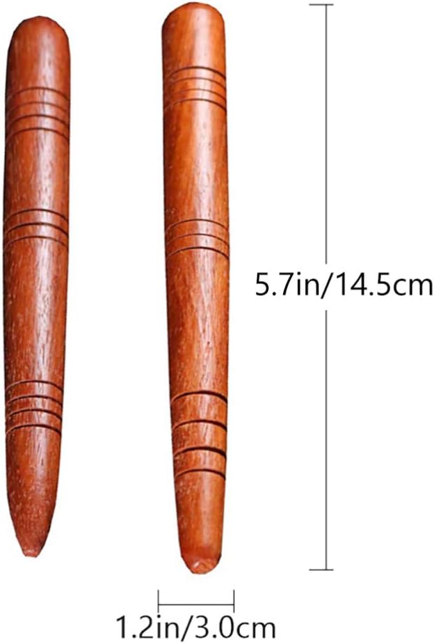 4Pcs Manual Acupressure Pen Wooden Thai Massage Stick Rod Deep Tissue Massage Tool Trigger Point Relief Pain Therapy Tools Full Body Relaxing Gifts Acupressure Pen,Acupressure Tools