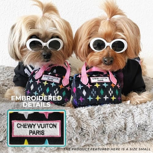 Haute Diggity Dog Chewy Vuiton Handbag Plush Dog Toy, Designer Parody Toy